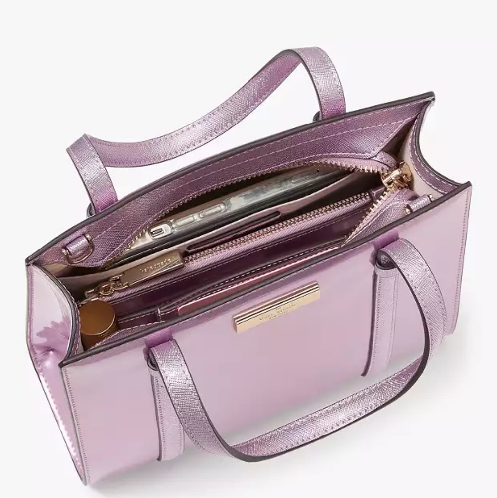 Kate Spade New York Kenzie Quartz Pink Women's Small Tote Purse - Picture 4 of 12